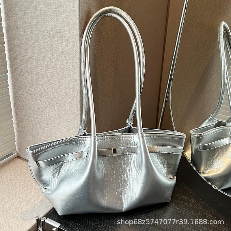 Premium Sense Underarm Bag Women's 2025 New Spring and Summer Commuting Versatile Shoulder Bag Fashionable Portable Simple Tote Bag