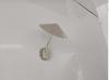Polished Chrome Wall Light Fixture, Minimalist Vanity or Bedroom Lighting Sconce