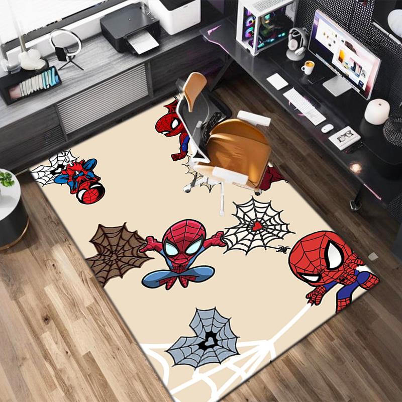 1PC Spider-Man Rug - home decoration Carpet For Living Room Bedroom Flooring Computer Chair Area Rug