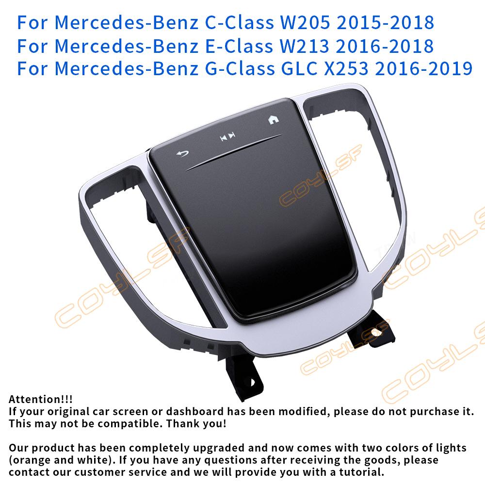 

1PC Multimedia Touch Mouse Pad Control Switch For Mercedes Benz C-Class GLC G E‑Class 2015-2019 Car Monitor Accessories For Benz Mouse