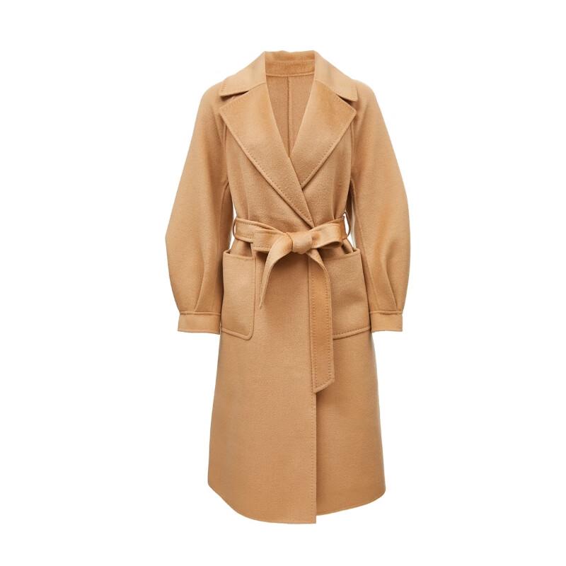 VEROMODA Women's Wool Blend Mid-Length Coat