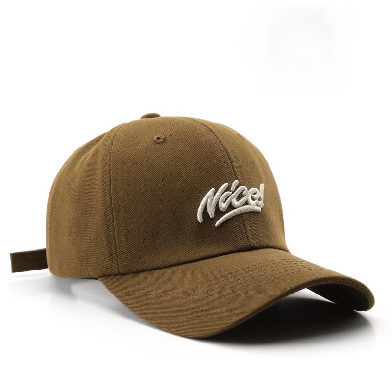 Koreanische Version der japanischen Damen-Frühjahrs- und Herbst-Baseballkappe mit personalisiertem Buchstaben-Stickerei, Outdoor-Reise-Sport-Sonnenschutz-Sonnenschirm-Kappe für Herren