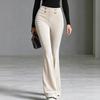 Women's Stylish High Waist Slim Fit Flared Casual Pants in Colors