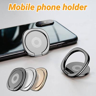 360-degree Rotation Mobile Phone Holder Metal Mobile Phone Stand Ring Buckle Car Mobile Phone Bracket Rotable