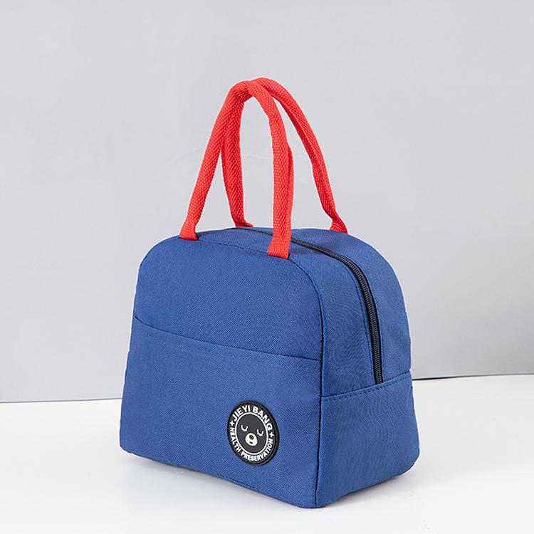

Functional Pattern Cooler bag Lunch Box Portable Insulated Canvas Lunch Bag Thermal Food Picnic Lunch Bags For Women Kids синий