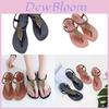 Trendy Women's Bling Sandals Summer Flat Shoes For Casual Everyday Wear