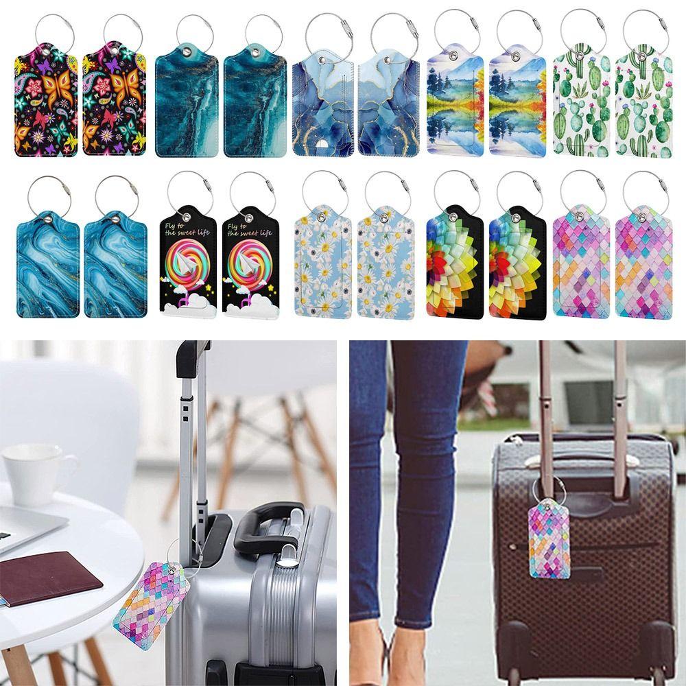 

Многоразовый чемодан, идентификационная этикетка, держатель для адреса, багажные бирки, багажные бирки для женщин и мужчин