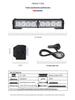 LED Strobe Warning Light for Truck and Lorry Roofs - Pilot, Rescue, and Lightning Strobe Bar