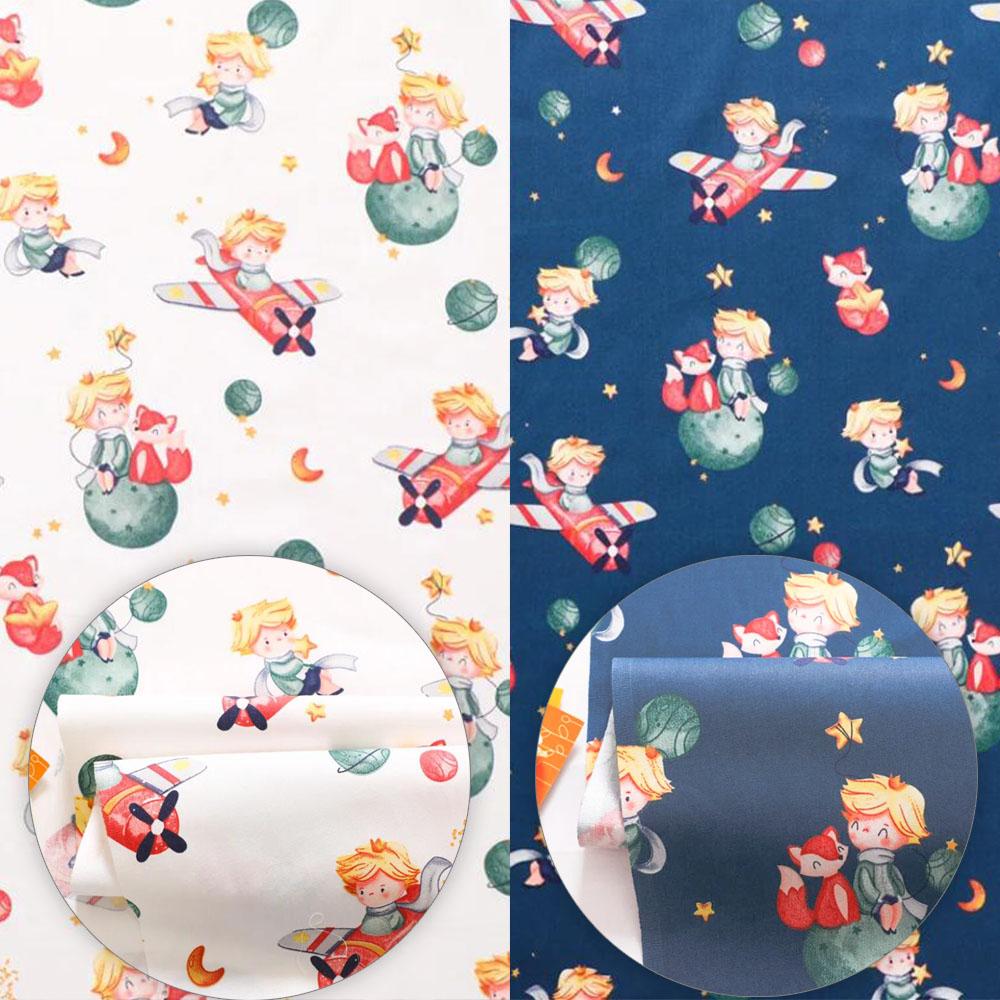 160*50 Kids Printed Cotton Twill Fabric For DIY Bedding Cloth Sewing Patchwork Quilting And Fashion Dress Making Fabrics