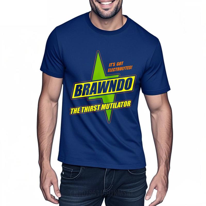 Fashion Summer Unisex T Shirt Its Got Electrolytes Brawndo The Thirst Mutilator Short Sleeve Relaxed Fit Crew Neck Tops