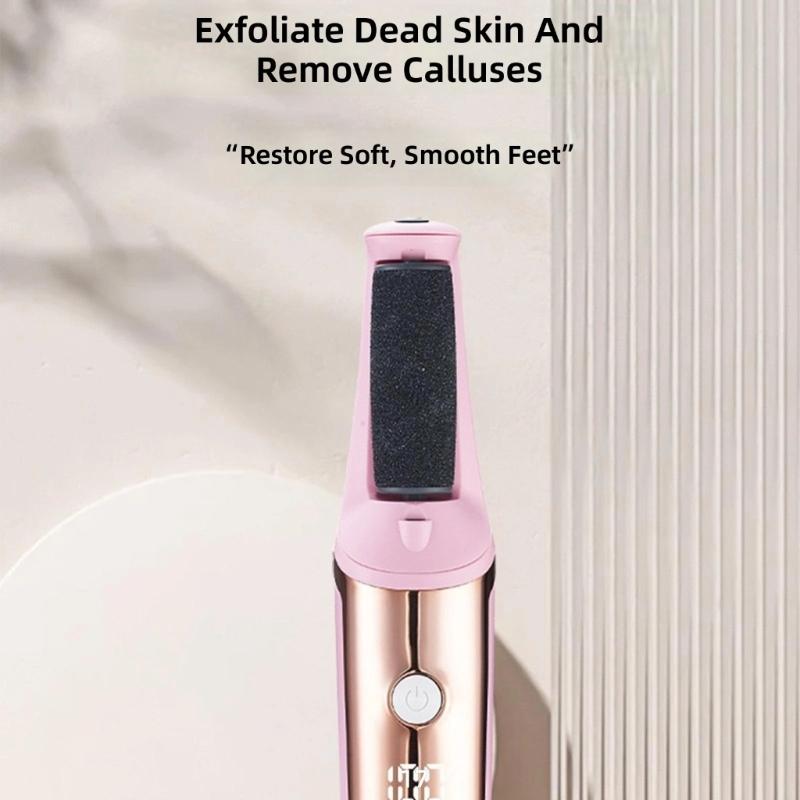 Professional Pedicure Kit 10 In 1 Set Includes Electric Foot Care Device With 3 Speeds And Grinding Heads For Dead Skin Removal