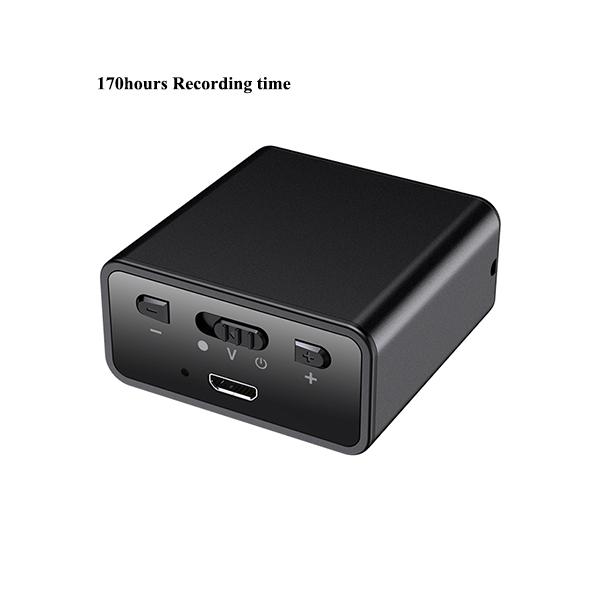 

200 годин Магнітофон міні з магнітом Маленький активований диктофон Шпигунський цифровий USB флеш-накопичувач 8 ГБ-32 ГБ Запис аудіо MP3-плеєр 32GB