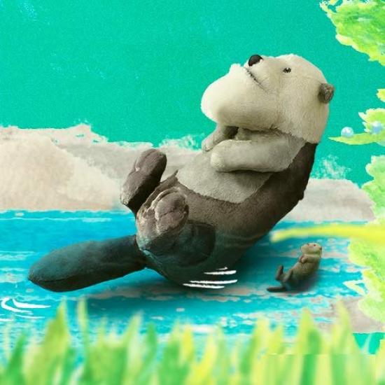 

Shakurel Planet Sea Otter Big Plush Toy 50cm