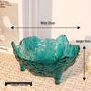 Flavinmci Three-Legged Glass Serving Bowl