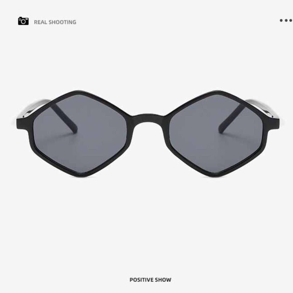 Multicolor Lenses Rhombus Leopard Sunglasses Vintage UV400 Sun Glasses Metal Eyewear Outdoor