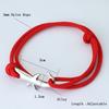 Simple Style Marine String Bracelet For Men Double Layer Sliding Adjustable Shark Braslet Surfing Nautical Rope Braclet Pulseria