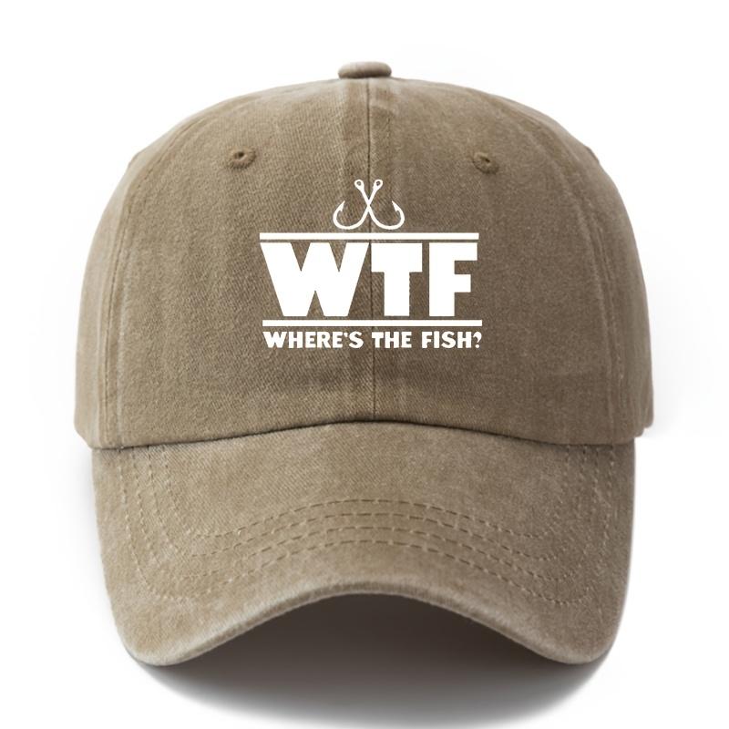 Letter printed baseball cap, Unisex's fishing cap, outdoor camping party, leisure fishing cap, cycling duckbill cap