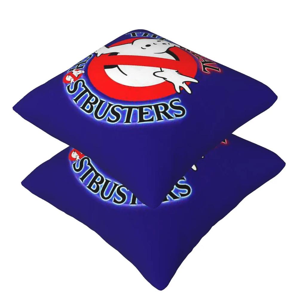 The Ghostbusters Logo Pattern 2 Pcs Square Pillowcase Pillow Cover Cushion Decor Comfort Throw Pillow For Home Sofa