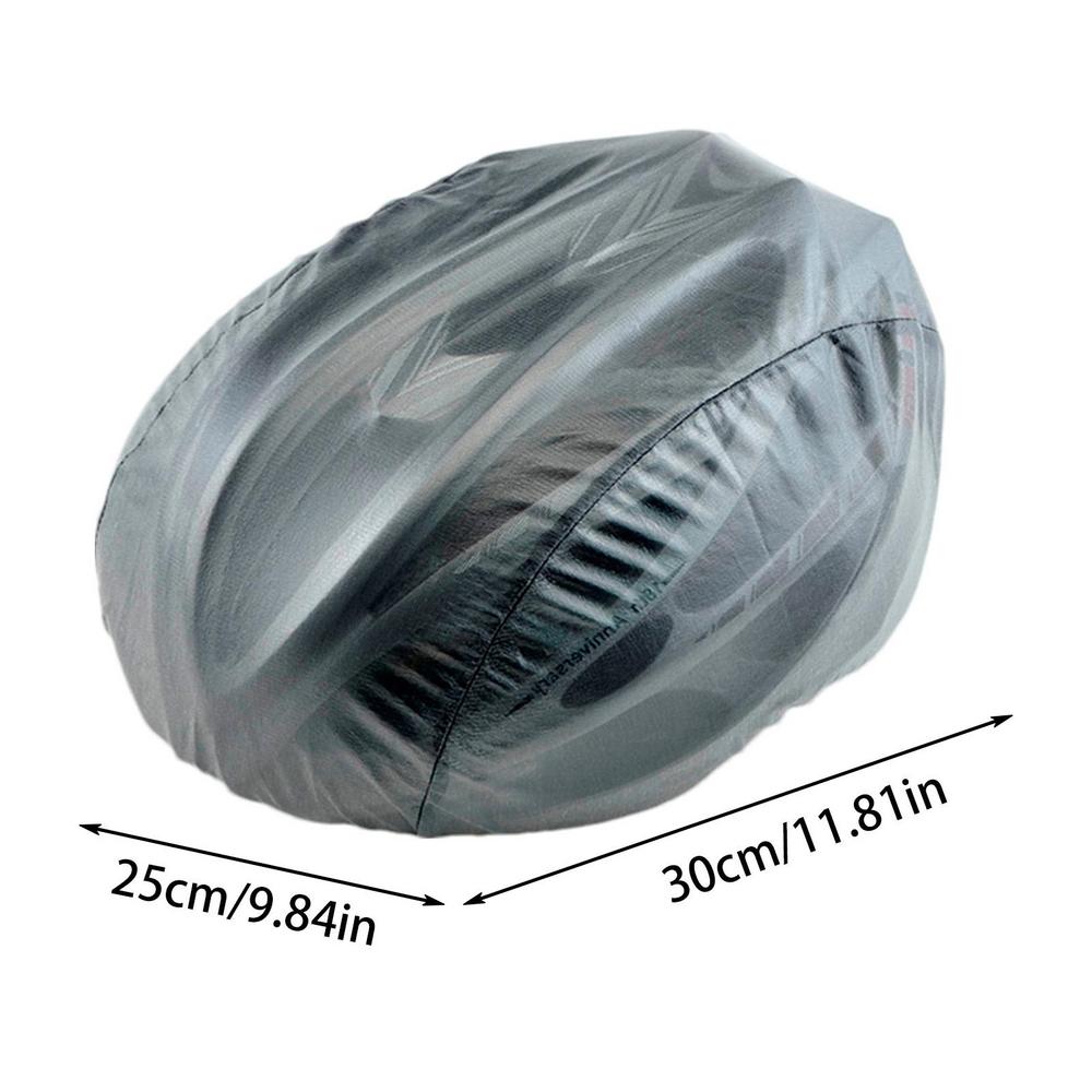Bicycle Helmet Waterproof Cover With Reflective Strip Portable MTB Helmet Cover Mountain Road Bicycle Helmets Dustproof Covers