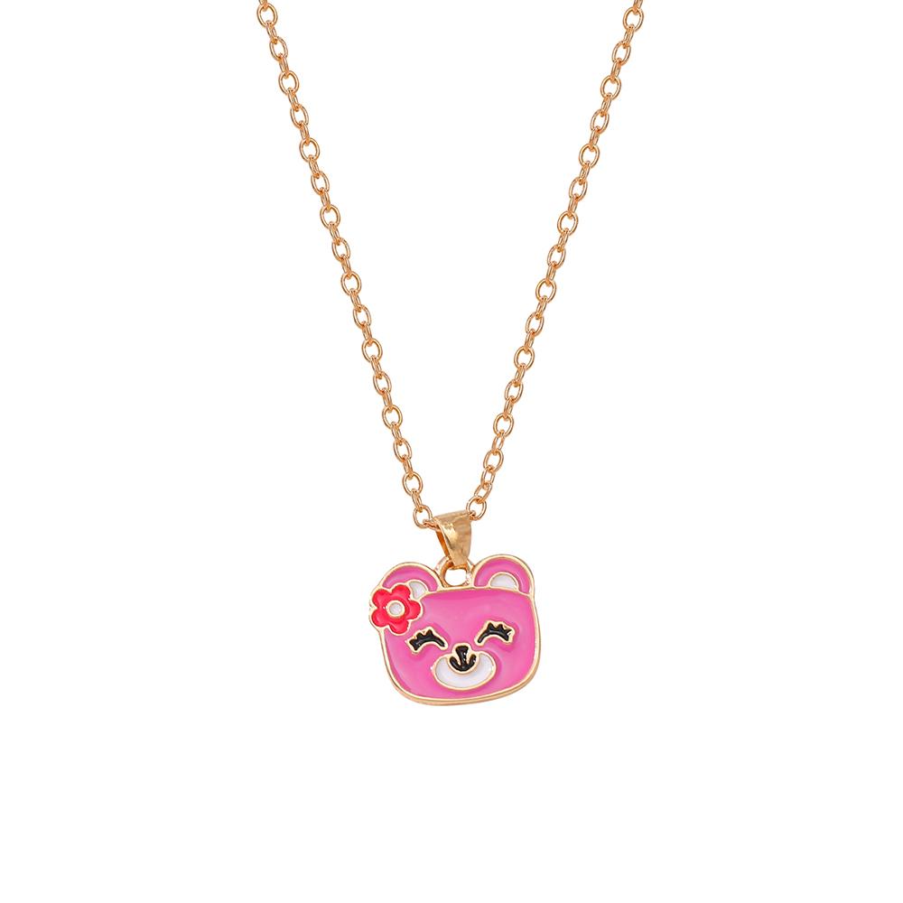 Small Pendant Jewelry Candy Ice Cream Rainbow Cloud Star Heart Flower BFF Joy Babe Charm Necklace Choker For Kids Girls Boy Gift