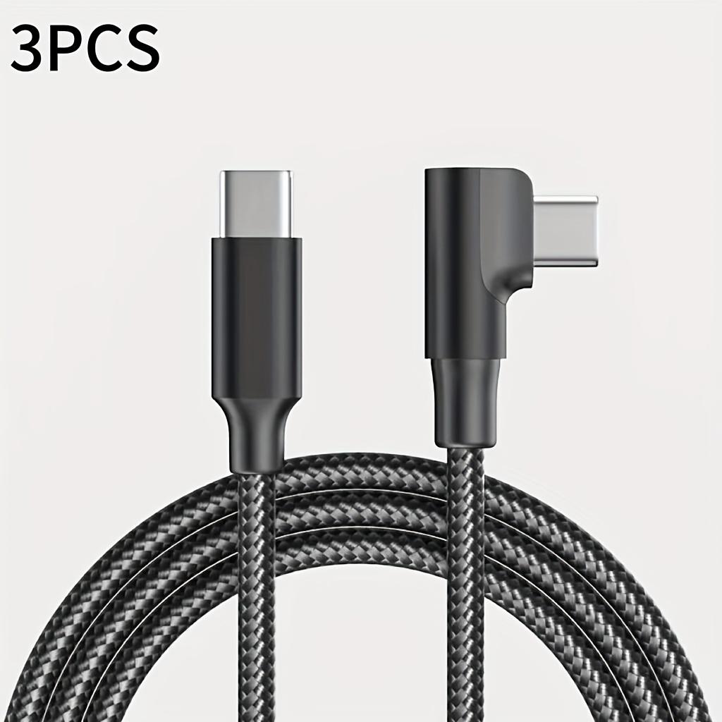 

Type C TO C 60W1/3PCS dual-head game fast charging data cable is suitable for Apple 15/16 and Huawei fast chargingdata cables 1m