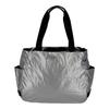 Nananoel grete Glossy Tote Bag (A4 Compatible), 2453311001, Gunmetal (219)