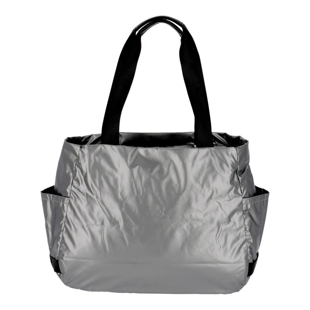 Nananoel grete Glossy Tote Bag (A4 Compatible), 2453311001, Gunmetal (219)