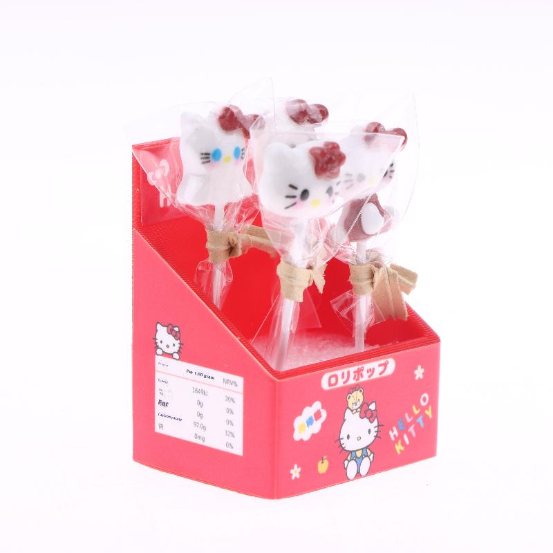 1/12 Dollhouse Simulation Mini Kt Cat Lollipop Set Model Dollhouse Micro Supermarket Scene Decoration Kid Pretend Play Toys