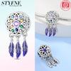 Charms Coppercolorful Dream Catcher Pendant Beads Fit Charms Plataoriginal Bracelet Beads Women Jewellery Making