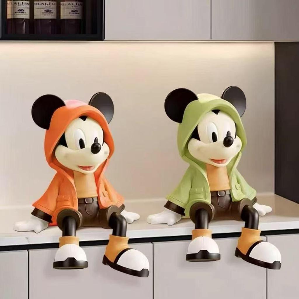Cape Adventure Mickey Mouse Sitting Figurine for Living Room TV Cabinet