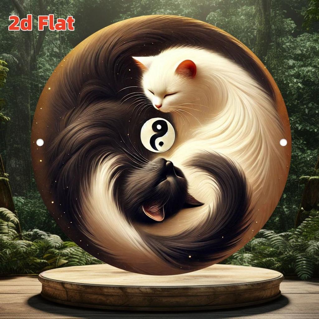 2D Flat Metal Wall Sign Decor