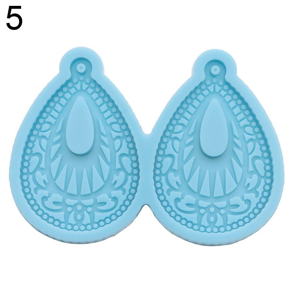 Jewelry Casting Mould Silicone Earrings Mold Epoxy Resin Mold Ear Studs Keychain Pendant