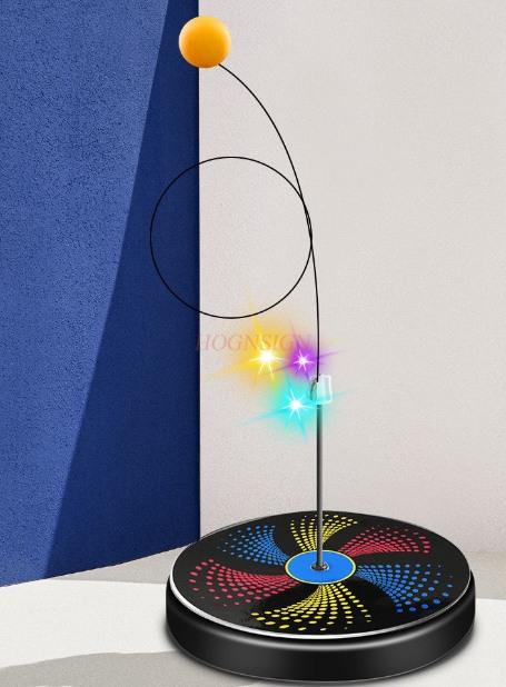 Flashing Elastic Soft Shaft Table Tennis Trainer For Adults And Children Table Tennis Racket Trainer