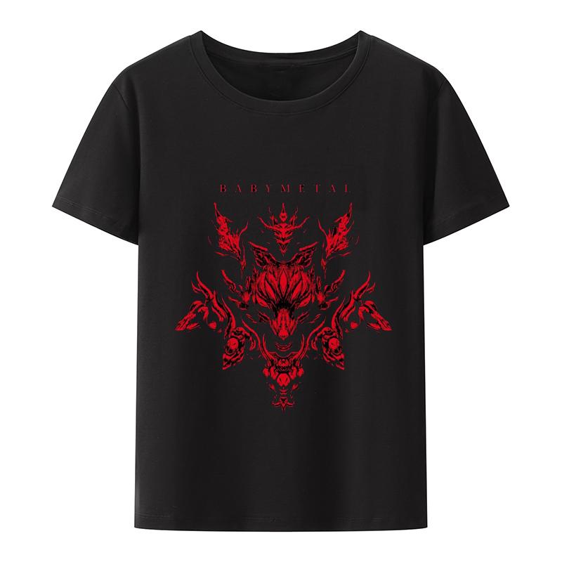 Novinka BABYMETAL Tričko Heavy Metal Elektroakustická kapela Rocková kapela Unisex a ženy Dárek Volný čas Street Hip-hop Módní Tričko