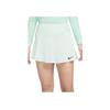 Nike Logo Print Spliced Quick-Dry Skirt Sports Shorts Women Shorts Light-Green FD5700-394