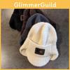 Mens Knitted Winter Hat With Windproof Feature And Letter Print For Casual Outdoor Use