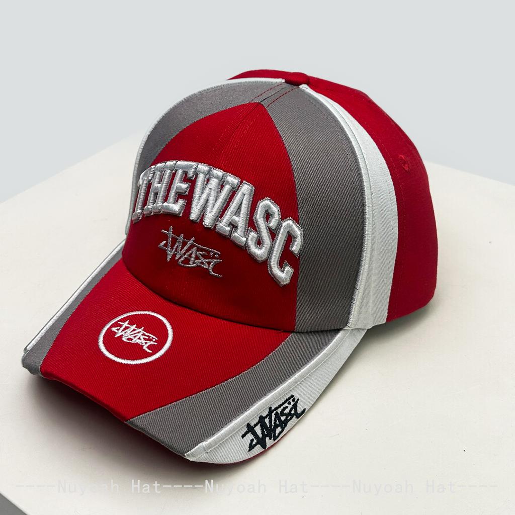And Women Color Contrast 3D Letter Print Embroidery Baseball Caps Sun Protection Personalized All-Match Hardtop Peaked Hats Fashion Street Style