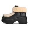 Cizme Scurte Simple de Modă din Piele Clasică Noutate 7Cm Cizme Femei Negru 1176110-BLK