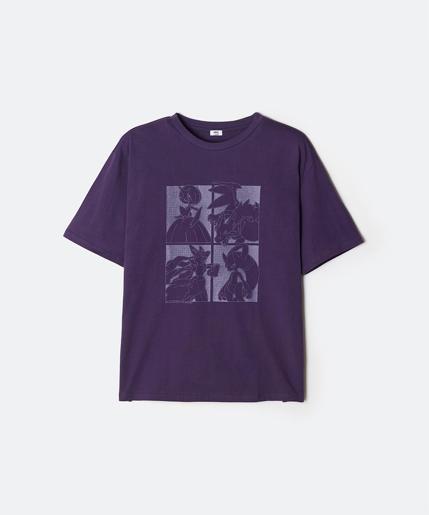 Seupao [Pokemon] Short Sleeve T-Shirt (Purple)_Sprlg25U11