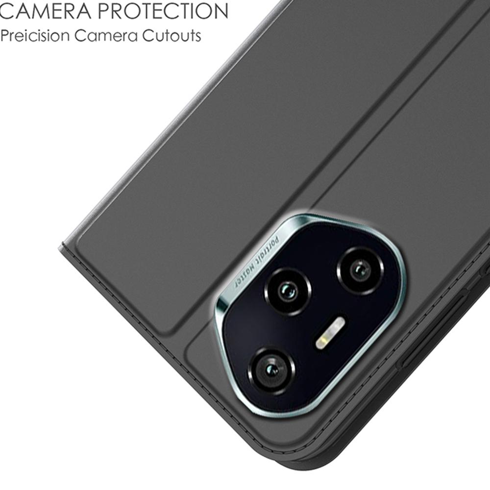 For Honor 300 Pro/300 Ultra Case PU Leather Phone Cover with Card Holder Stand Magnetic Closure