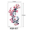 Small Full Arm Tattoo Sticker, Flower Letters, Plain Flower Tattoo Sticker Tattoo