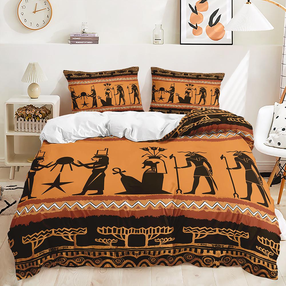 

Комплект из трех предметов для кровати в стиле ретро Пододеяльник Двухкомпонентная спальня 135 * 200 (two-piece set) 90g