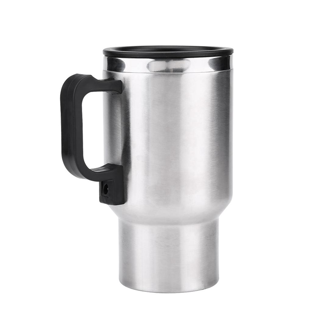 12V 450ml Electric Incar Stainless Steel Travel Heating Cup Coffee Tea Car Cup Mug