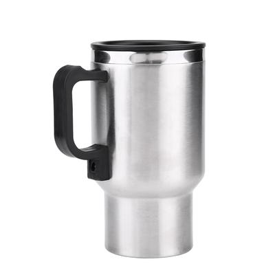 12V 450ml Electric Incar Stainless Steel Travel Heating Cup Coffee Tea Car Cup Mug