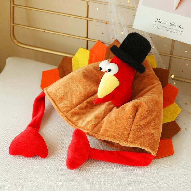 Thanksgiving Chicken Leg Hat Turkey Hat European and American Thanksgiving