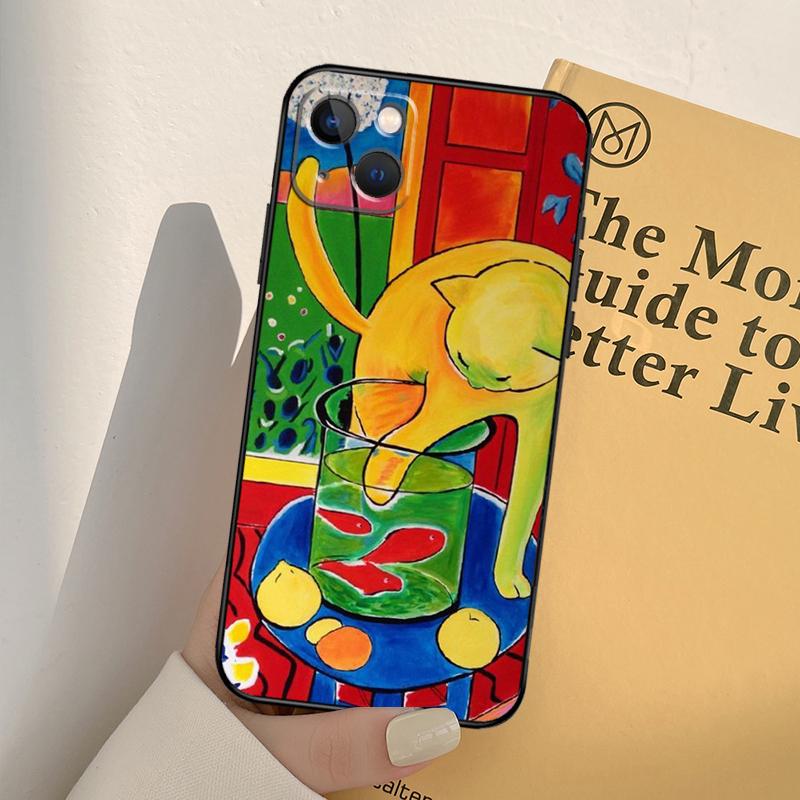 

Henri Matisse Art Painting Phone Case For iPhone 17 16 15 14 13 12 11 Pro Max mini XR 16e 15 16 Plus 17 Air Full Cover iPhone 15 Plus