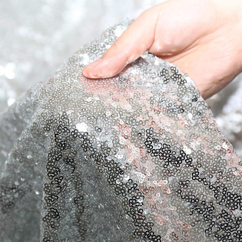 Sequin Table Skirt Flash Cloth Birthday Party Decor Baby Shower Wedding Birthday Table Skirts Decoration Xmas Festival Supplies