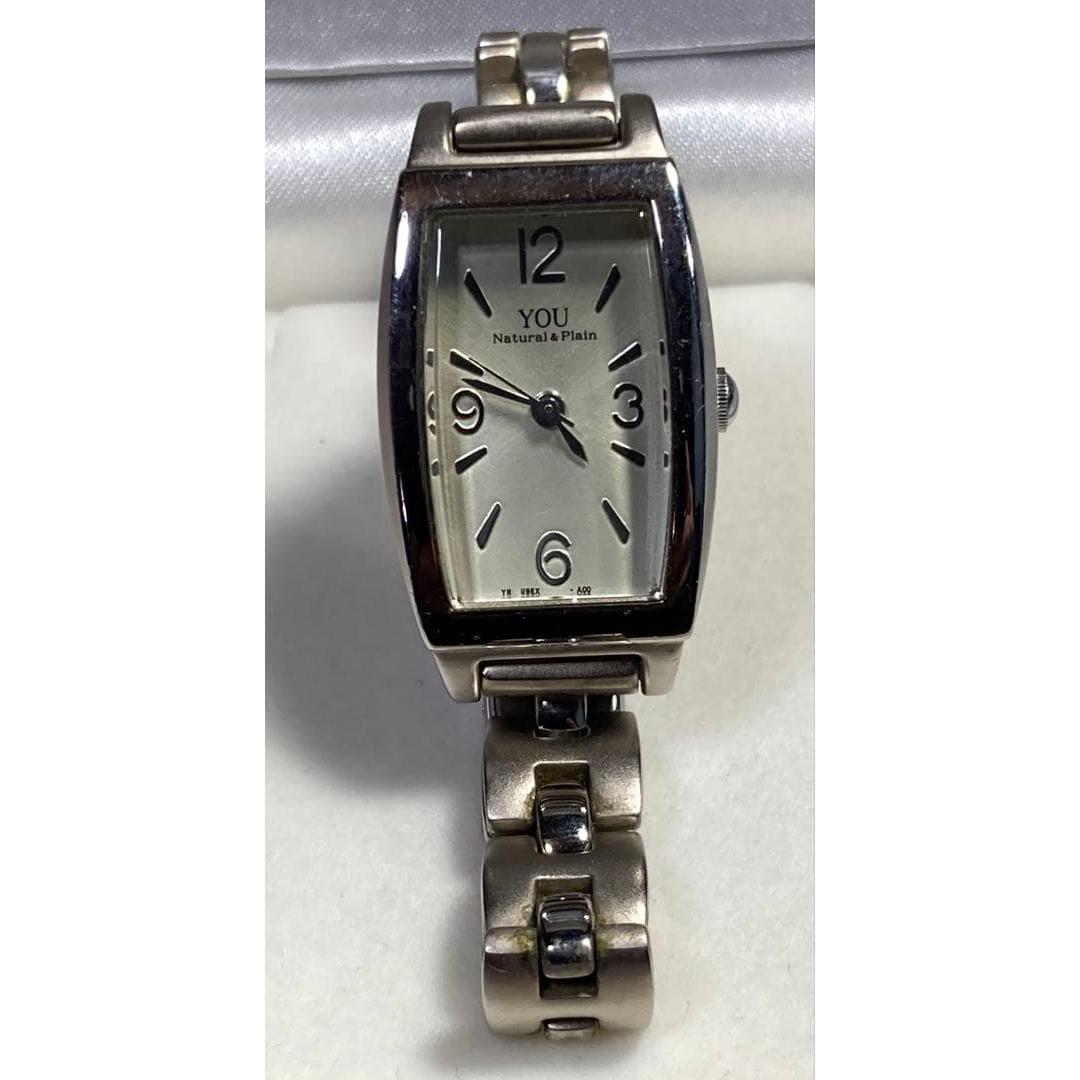 Used Working item YOU Orient analog watch stainless silver orient