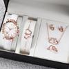 Jewelry and Butterfly Watch Set Trendy Alloy Jewelry Elegant Alloy Accessories Alloy Texture Perfect for Women Fashion