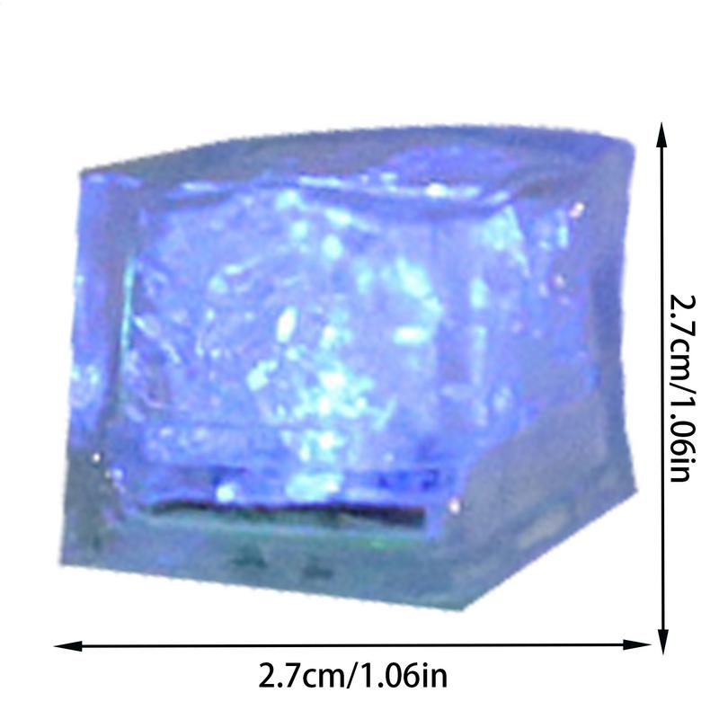 Waterproof Led Ice Cubes Multi Color Flashing Glow In The Dark Light Up For Bar Club Drinking Party Decoration